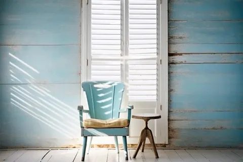 De shutters veranderden mijn woonkamer