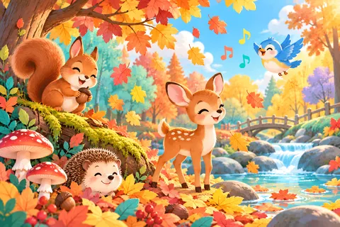 Verzameling kinderliedjes over de herfst