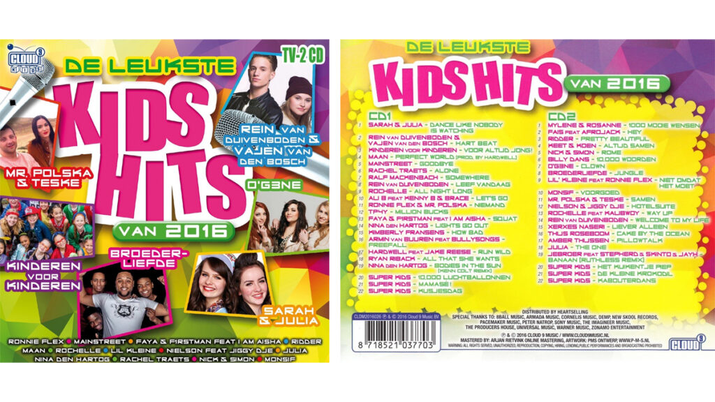 De leukste Kids Hits van 2016