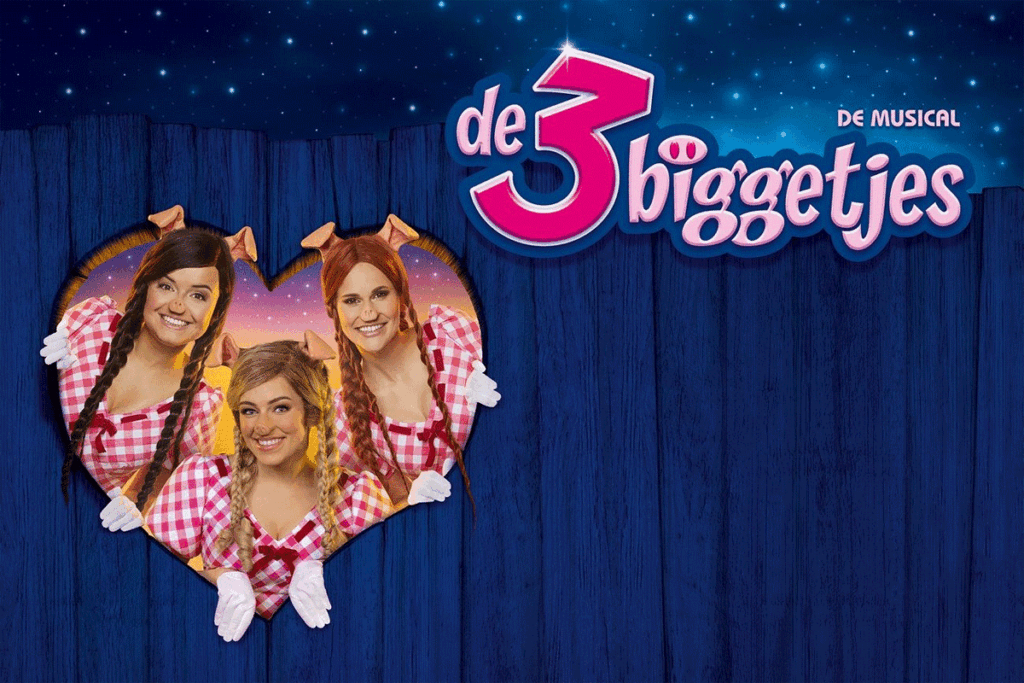 Nieuwe versie van succesmusical ‘De 3 Biggetjes’ vanaf volgend jaar te zien!