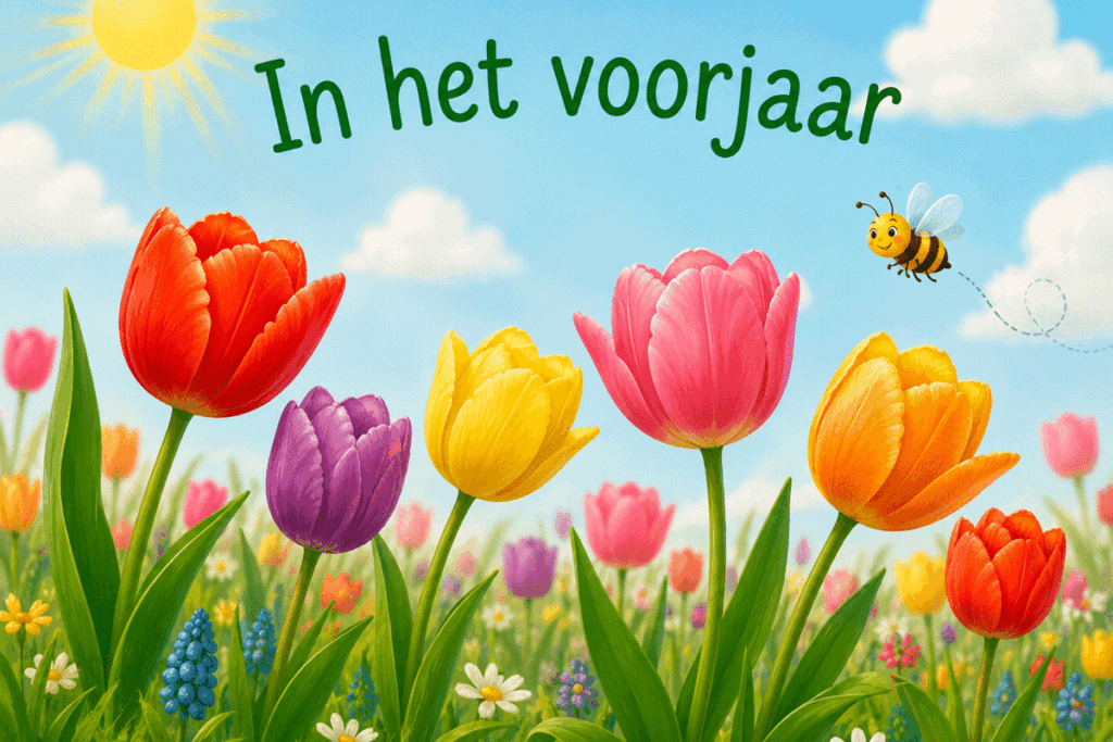 In het voorjaar